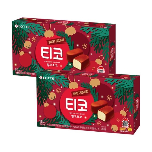롯데제과 티코 밀크초코 510ml (2개)