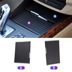 <b>BMW</b> 자동차 센터 콘솔 커버 슬라이드 롤러 블라인드 마운트 음료 물컵 랙 홀더 X5 E70 X6 2007-2014 액세