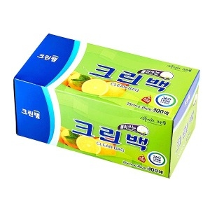 크린랩 크린백 중형/25x35 300매 비닐봉투 비닐팩_이미지