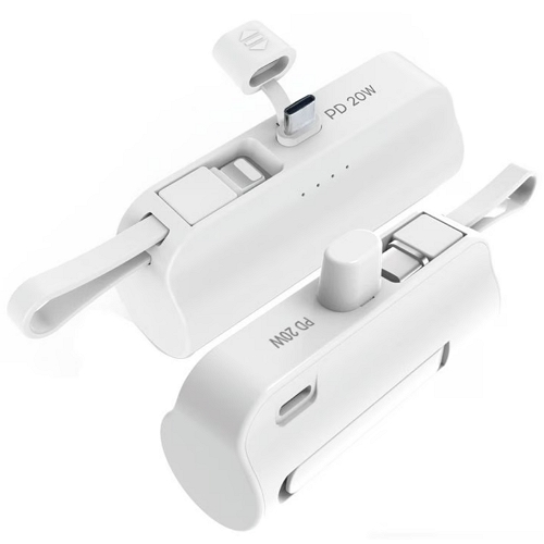 컴우드 PD 20W 2Way 도킹형 보조배터리 CW-DP5000 5000mAh (C타입+8핀)_이미지