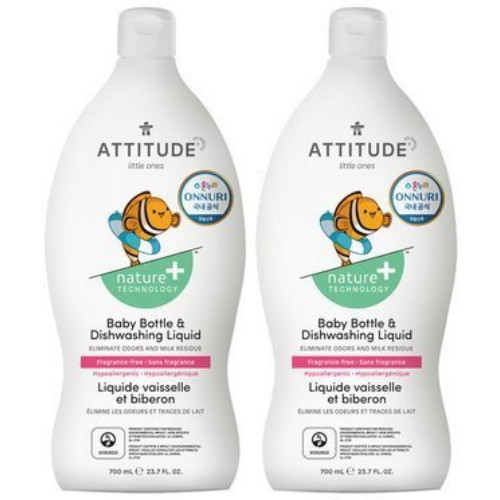 에티튜드 젖병세정제 무향 700ml (2개)_이미지