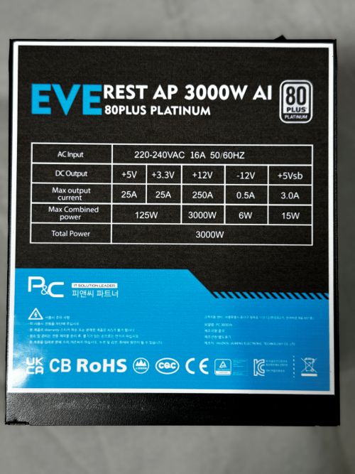PNC PARTNER  EVEREST AP3000 Ai 80PLUS�÷�Ƽ��
