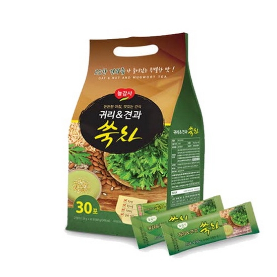 광야식품 귀리&견과 쑥차 30T (1개)_이미지