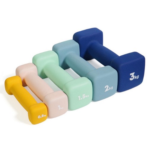 스포틀러 네오프렌 미용아령 세트 (3kg, 2개)