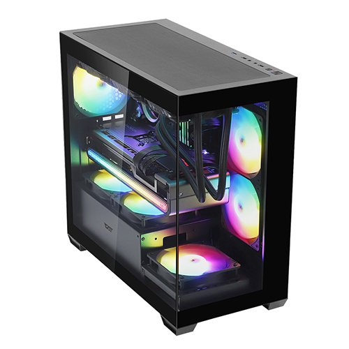 darkFlash DS900M RGB 강화유리 (블랙)_이미지