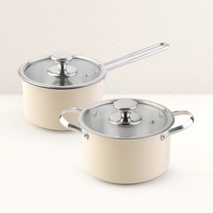 이녹스프랑 디오로 IH 스텐냄비 2종세트/ 편수냄비 양수냄비 냄비세트 인덕셕 겸용