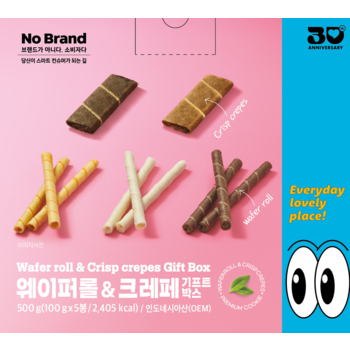 이마트 노브랜드 웨이퍼롤 크레페 기프트박스 500g (1개)