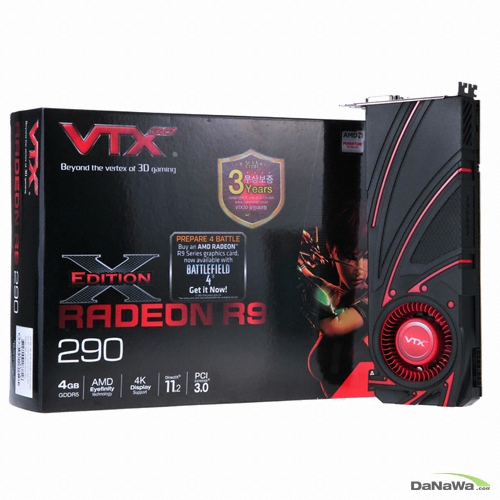 VTX3D �󵥿� R9 290 X-Edition D5 4GB ��Ʋ�ʵ�4 ������