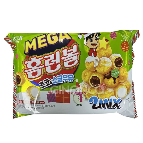 해태제과 홈런볼 초코&소금우유 2MIX 300g (1개)