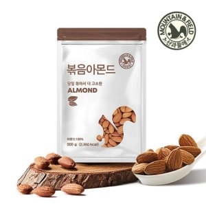 산과들에 24년 햇아몬드 생산 볶음아몬드 1kg 500g+500g_이미지