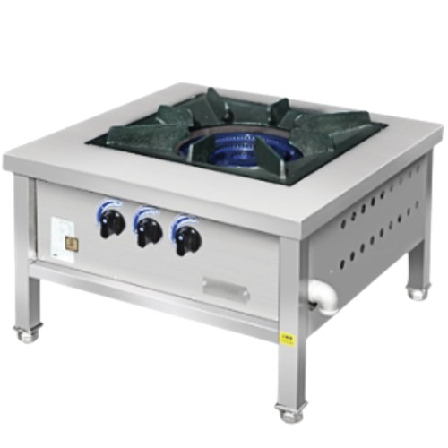 신용산업 키친블루 낮은렌지 600 2열 화구