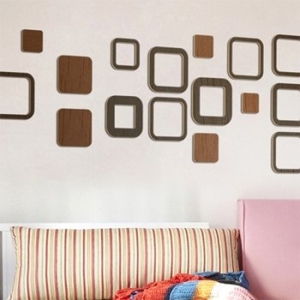 디자인베이 우드스티커 스퀘어패턴 (컬러완제품)_이미지