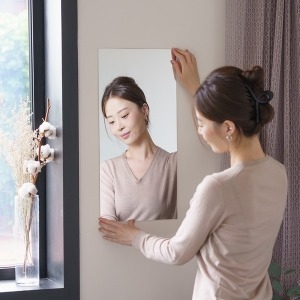 스크래치X벽에 붙이는 안전 아크릴거울 30cmX60cm