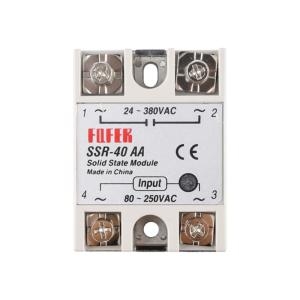 솔리드  릴레이보드 스테이트 릴레이 SSR-10AA 25AA 40AA 10A 25A 40A 실제 80-250V AC에서 24-380V