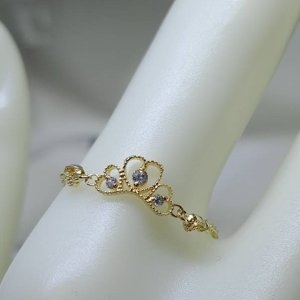 티아라 체인반지 14k IRS-CR086_이미지