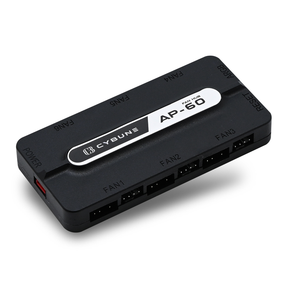 싸이번 AP-60 ARGB FAN HUB (블랙)_이미지