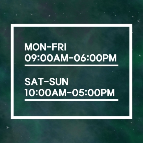 [불명] 오픈클로즈 영업시간 스티커 LMST-002 사각 프레임 선_이미지