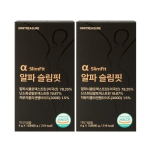 지니트레저 알파슬림핏 알파시클로덱스트린 제로파우더 15포 (1개)_이미지