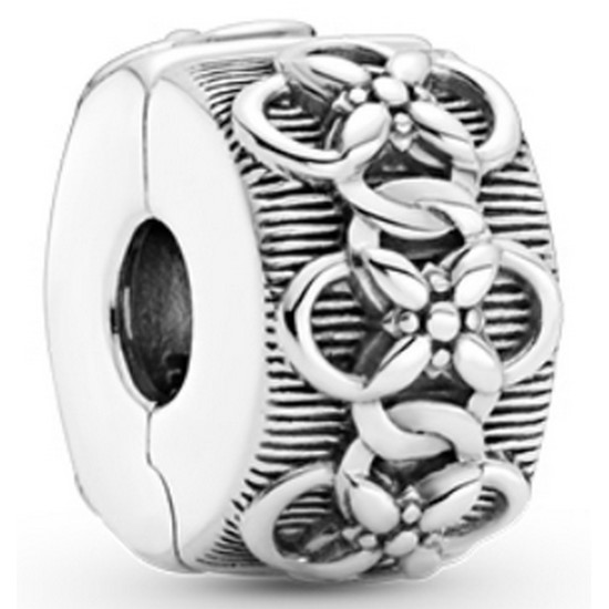 판도라 플라워 패턴 클립 참 799316C00