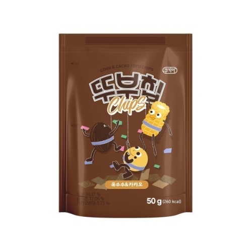 쿠키아  뚜부칩 옥수수카카오 50g