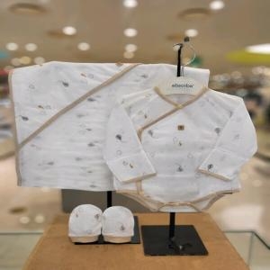 압소바 도후오가닉 배냇슈트 속싸개 손싸개 3종세트 NA2A10902_이미지