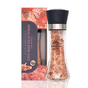 히말라야 핑크솔트 1P 핑크소금 암염 180g+후추그라인더