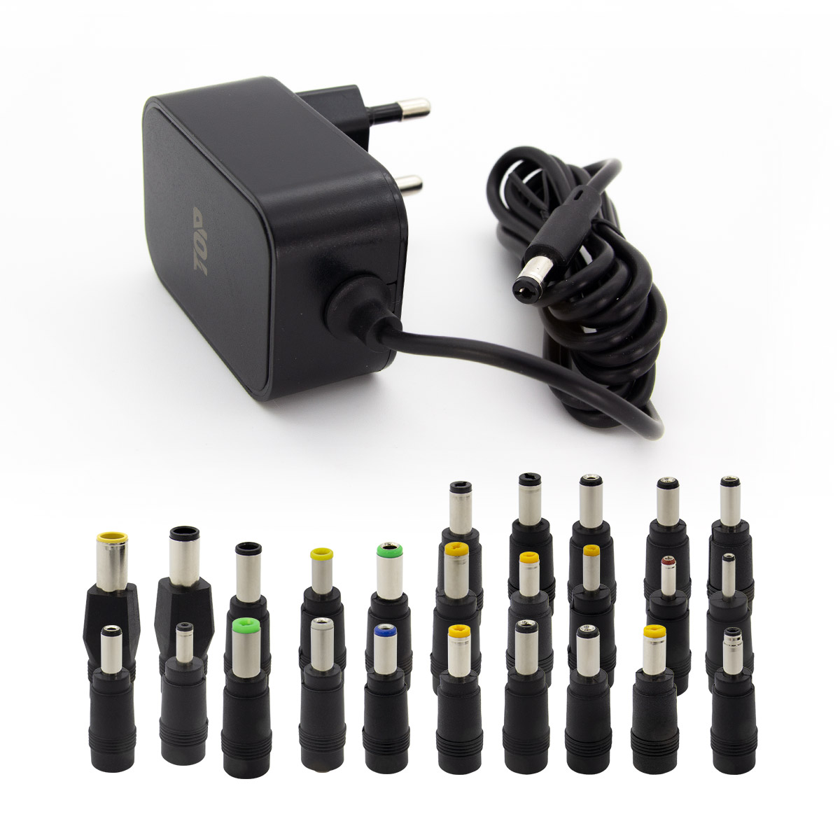 탑라인에이치디 솔탑 12V 2A CCTV 다용도 어댑터 (SOLTOP-1829 / 25종 젠더)_이미지