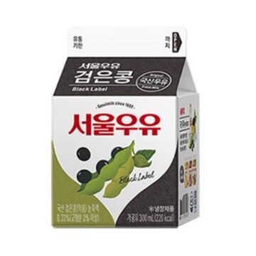서울우유 검은콩 블랙라벨 우유 300ml (6개)