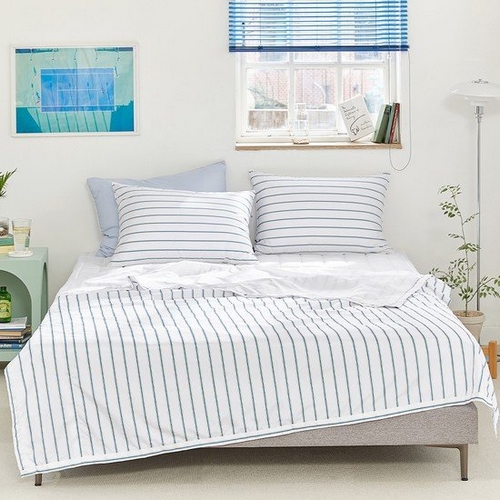 알레르망 파르페 피츠 알러지케어 냉감 2겹 여름이불세트 (퀸 Q)