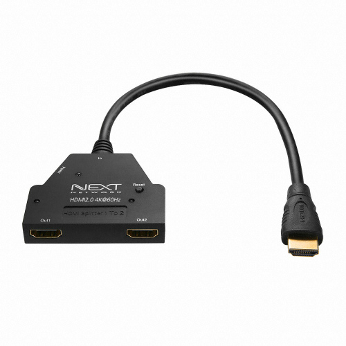�������������ͽ� �ؽ�Ʈ 1:2 HDMI 2.0 �й�� (NEXT-402SPC4K60)