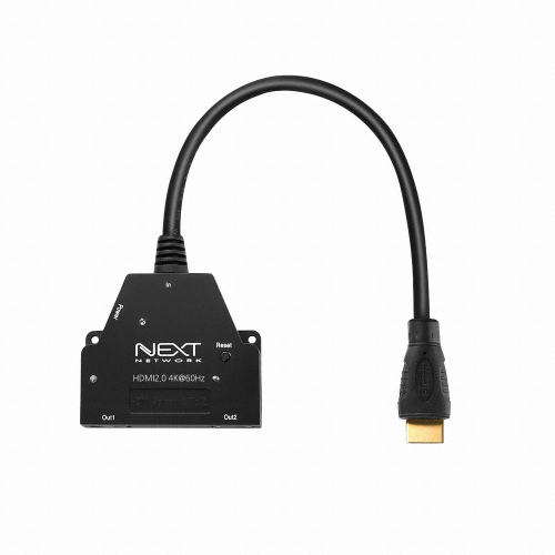�������������ͽ� �ؽ�Ʈ 1:2 HDMI 2.0 �й�� (NEXT-402SPC4K60)
