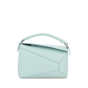 Pastel light blue leather small Puzzle handbag A510P60XAC FROZEN