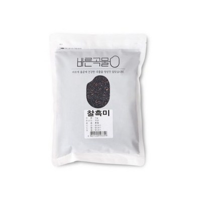 바른곡물 국산 찰흑미 (1kg,5개)