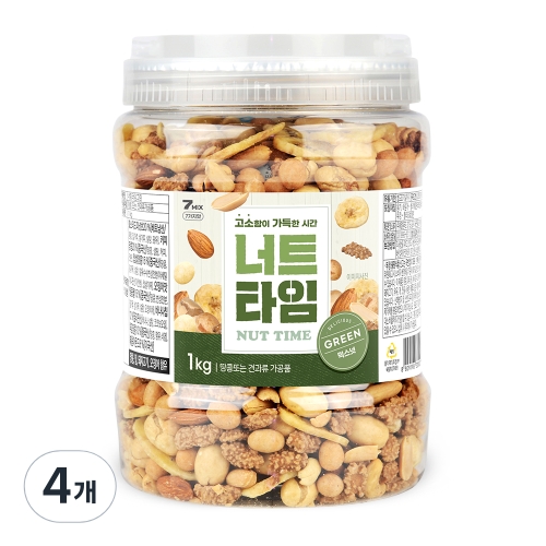 해맑음푸드 투데이넛 너트타임 그린 1kg (4개)_이미지