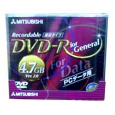 미쓰비시 미쯔비시 DVD-R 4.7GB 2x 쥬얼 5장_이미지