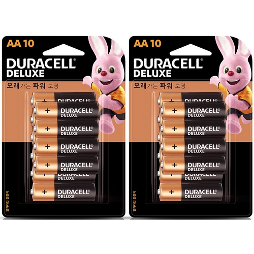 듀라셀 디럭스 알카라인 AA (20개)