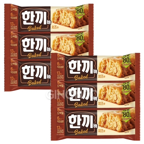 오리온 마켓오 한끼바 치즈맛 (6개)