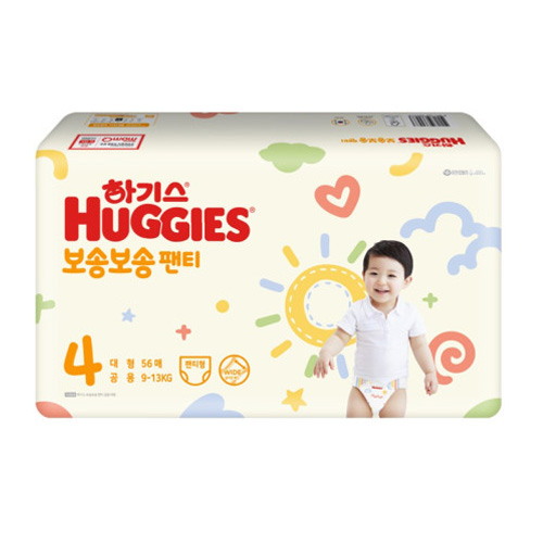 유한킴벌리 하기스 2022 보송보송 팬티형 4단계-공용 (112매)