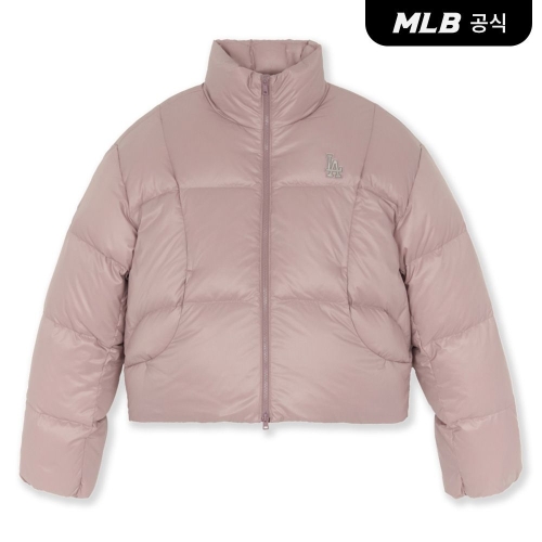 MLB 카리나 PICK 여성 크롭 커브패딩 LA Lavender 3FDJB2056-07LDS_이미지