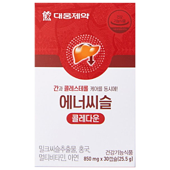대웅제약 에너씨슬 콜레다운 850mg 30캡슐 (4개)_이미지
