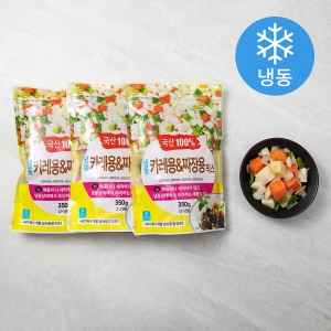 그린피아 냉동 카레용 짜장용 믹스 냉동 350g 3개_이미지
