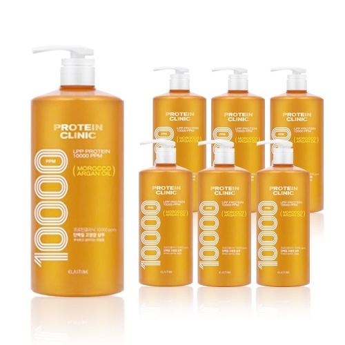 LG생활건강 엘라스틴 프로틴클리닉 단백질 고영양 샴푸 1000ml (6개)