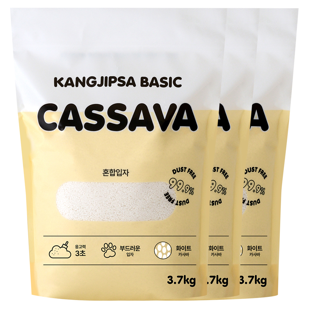 워크브레인 강집사 베이직 카사바 혼합입자 3.7kg