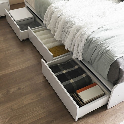 파로마 레오 평상형 수납 침대 SS (독립스프링)_이미지