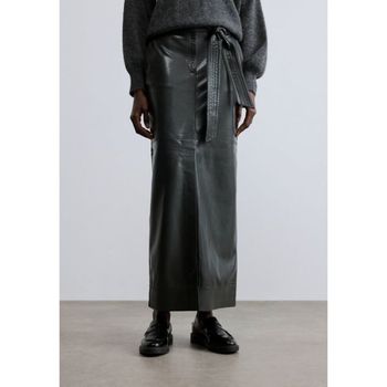 보스 BOSS 바카라 맥시 스커트 오픈 그레이 7465529