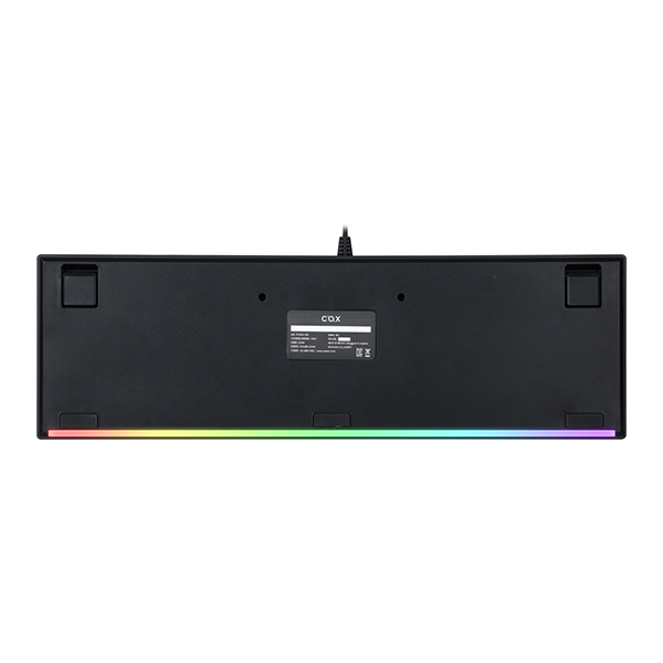 COX CK104 RGB BAR 투톤 이중사출 게이트론 기계식 블랙그레이 (갈축)_이미지