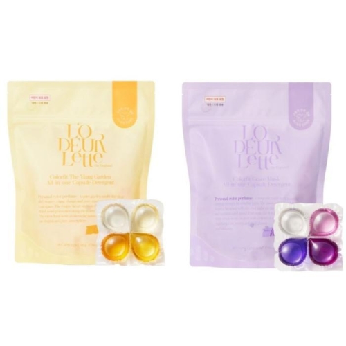 컬러핏 올인원 캡슐세제 더 일랑 가든 30개입 + 그레이스 머스크 30개입