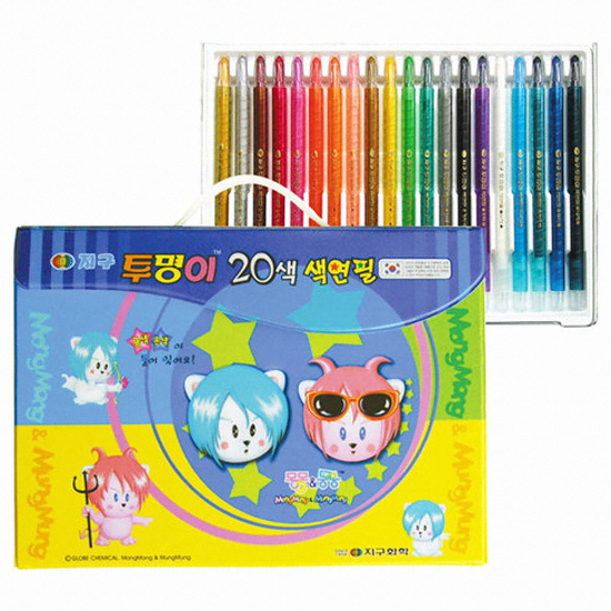지구화학 투명이 색연필 (20색)_이미지