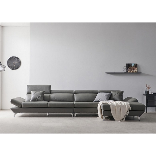 BIF보루네오  디에르 노이스 카우치 천연통가죽 소파 6인용