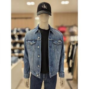 캘빈클라인 Calvin Klein Jeans 남선 클레식 미드 데님 트러커 자켓 4LB722G-WAH_이미지